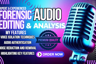 forensic audio editing, cut, cleanup, repair, remove noise, foresnic audio setup