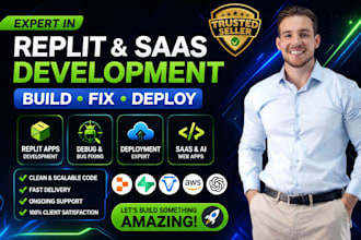 build fix deploy replit ai app replit website saas mvp replit debugging expert