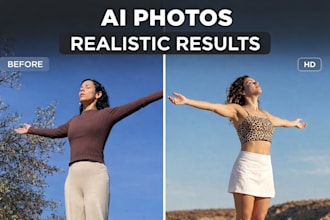 create ultra realistic ai photos of you in any style