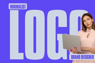 create minimalist brand logo
