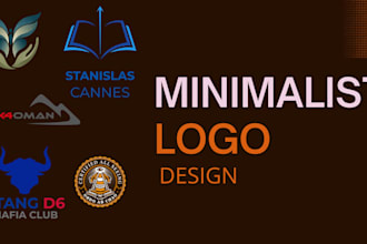 create minimalist brand logo