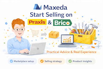 help you start and grow on maxeda praxis and brico marketplace