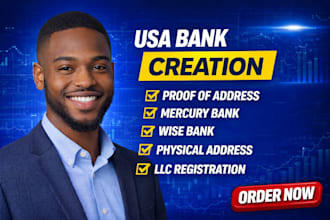 usa bank creation, usa physical address, bank creation proof of address
