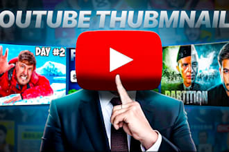 design amazing eye catching youtube thumbnails