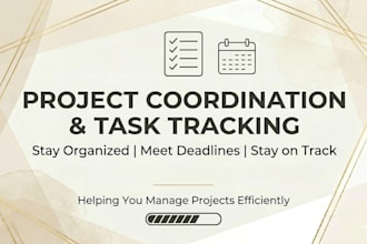 coordinate your projects and track tasks to meet deadlines
