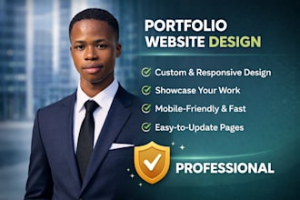 design a portfolio website for creatives and professionals
