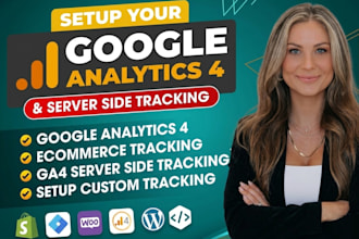 set up ga4 ecommerce conversion tracking for shopify or woocommerce for sales