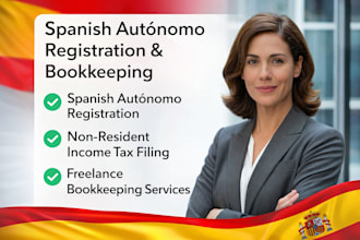 do spanish autonomo registration, non resident income tax, freelance bookkeeping