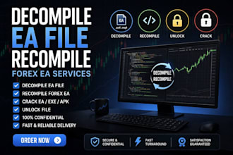 decompile any ea files, unlock any ea source code, recompile ea, decompile ea
