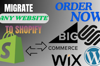 do website migration wordpress to shopify woo commerce migration in USA