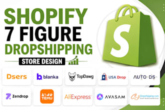 build one product beauty pet jewelry shopify dropshipping store website design