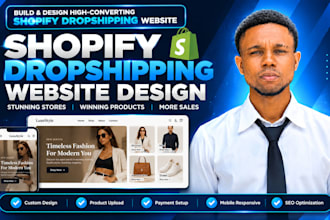 build one product shopify beauty swimwear dropshipping store website design