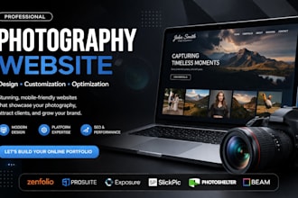 build zenfolio prosuite exposure slickpic photoshelter beam portfolio website