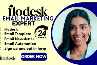 design flodesk email template automation email newsletter email marketing