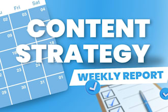 create clear content strategy for your website and social media manager