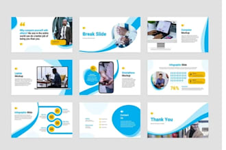 create custom infographics, business visuals and data presentation design