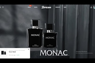 design perfume website perfume shopify store beauty store logo fragrance store