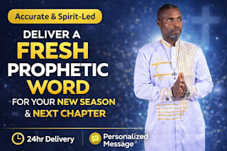 deliver a fresh prophetic word for your new season and next chapter