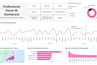 create a professional power bi dashboard