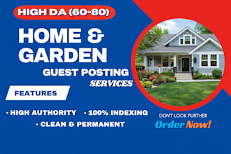publish high da home improvement guest posts backlinks