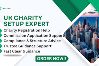 provide UK charity registration help and charity commission application guidance