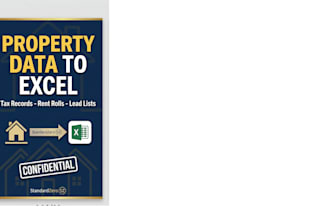 extract property data, rent rolls, or tax records to excel