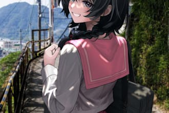 suprise me drawing anime