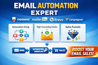 optimize moosend mailerlite brevo campaigner automation newsletter for sales