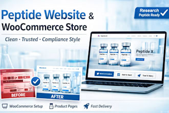 build fda complaint peptide website research peptide woocommerce peptide website
