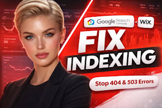 fix google search console wix indexing errors 404 503 sitemap issues real estate