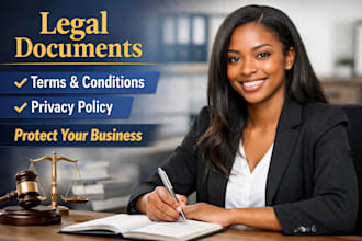 write terms and conditions and privacy policy for your website
