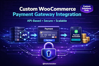 integrate custom payment gateway for woocommerce