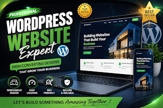 create a responsive and modern wordpress website design