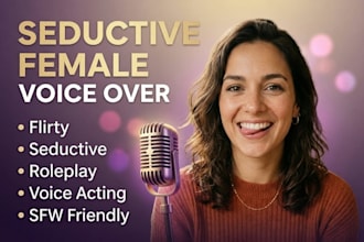 do soft asmr whisper female voice, flirty voice mommy sfw voice acting