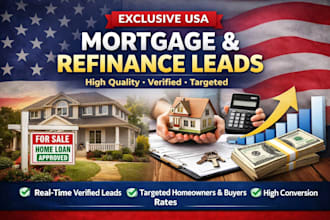 generate exclusive mortgage and refinance leads USA
