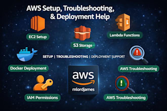 provide AWS setup, troubleshooting, and deployment support