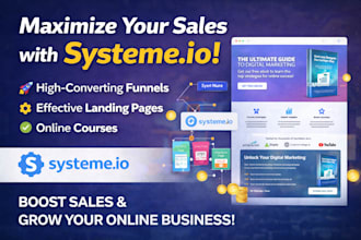 build systeme io sales funnel systeme io landing