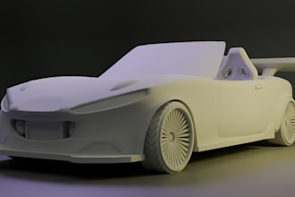 do realistic 3d car model vehicle design automotive rendering