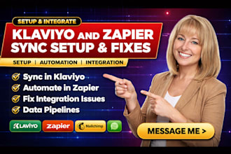 sync klaviyo and zapier data pipelines
