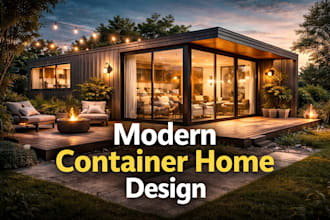 design modern container, tiny house plan, home, shops, restaurant, cafe