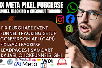 fix leadpage facebook pixel ads not tracking udemy samcart funnel conversion api