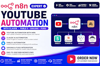 claude fable 5 n8n youtube automation, claude ai automation sakana fugu fable