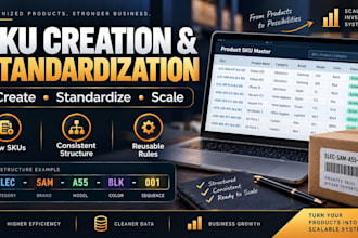 create and standardize a scalable sku system for your inventory