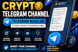 promote crypto telegram channel telegram mass dm to real crypto telegram users