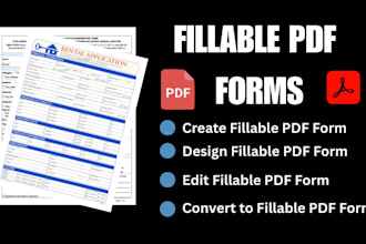 create or design fillable PDF forms