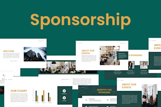 write, design pro sponsorship pitch deck, sponsorship proposal, sponsorship deck