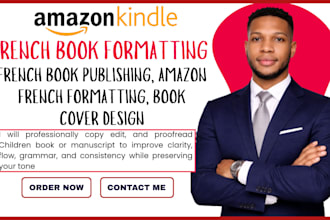 french book formatting amazon KDP french book publishing french KDP formatting