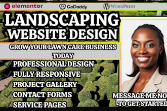 landscaping website lawn care website gardening website home service website