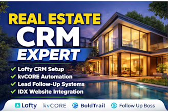 setup lofty CRM lofty website lofty newsletter, and lead follow up system