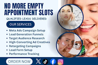 generate high quality leads for peptide anti aging clinics with meta ads